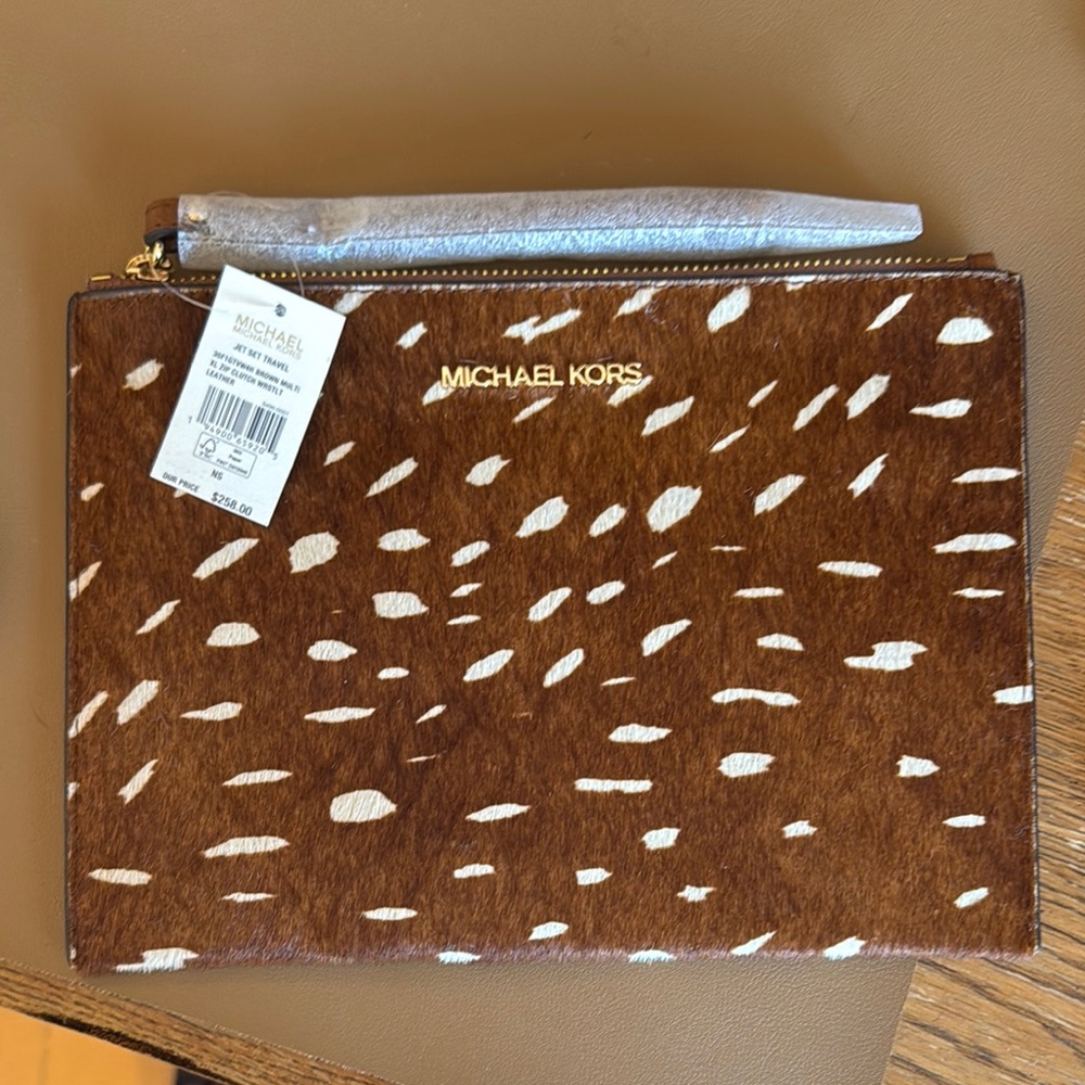 Michael Kors Animal Print Clutch